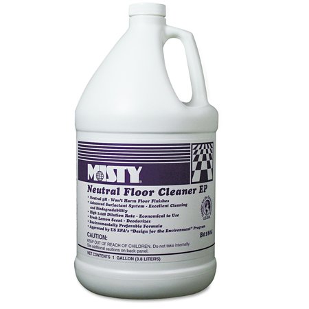 MISTY Neutral Floor Cleaner EP, Lemon, 1gal Bottle 1033704EA